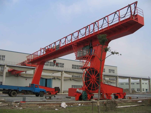 LType offset gantry crane|LType single main beam hook gantry crane