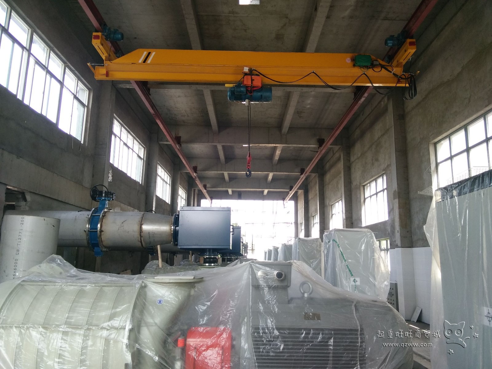 Procurement of single beam suspension crane for sewage treatment plant