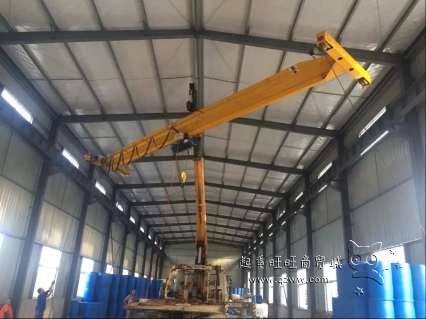 Installation process picture of electric single beam crane