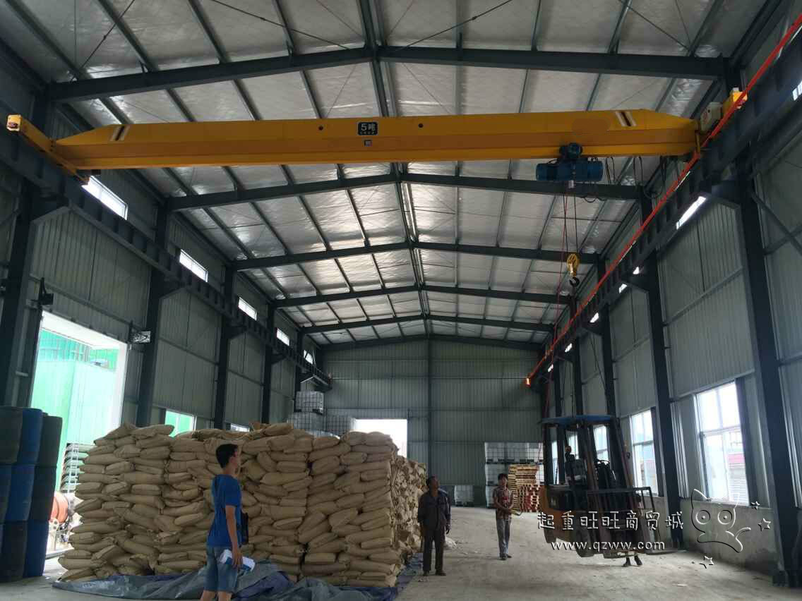 Installation process picture of electric single beam crane