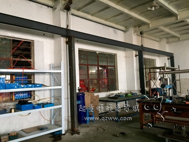 A case study of installing cranes without steel structures in old-fashioned workshops