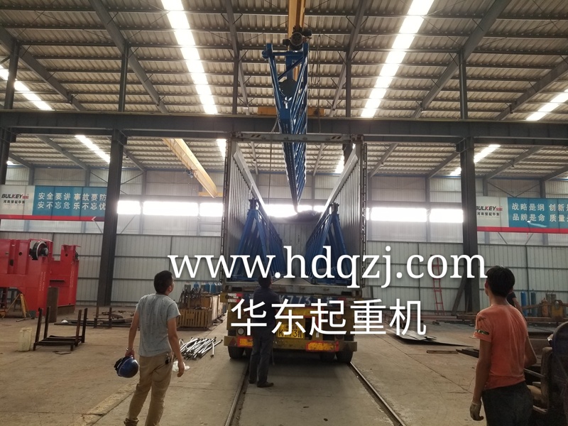Beam lifting machine for the Belt and Road project exported to Pakistan