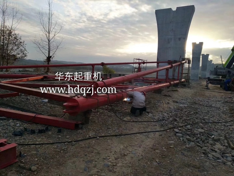 MGhdtype80T-35MInstallation site of beam lifting machine