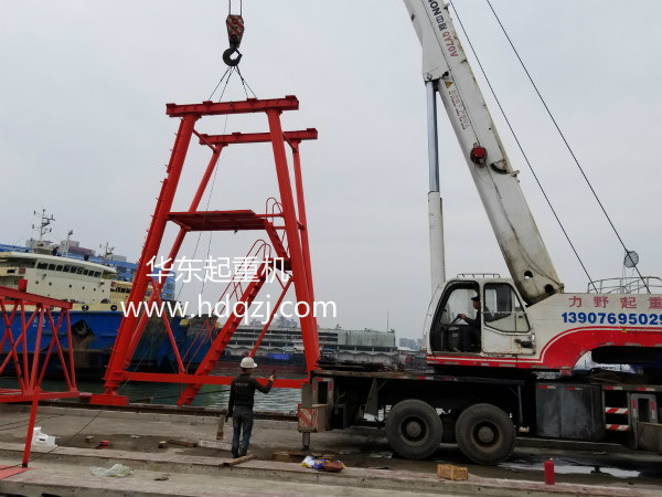 MGhdtype60T-35MBeam lifting machine construction site