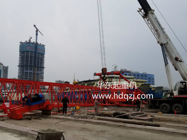 MGhdtype60T-35MBeam lifting machine construction site