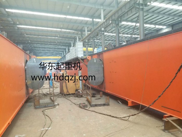 QLtype16T+16TProduction site of electromagnetic hanging beam crane