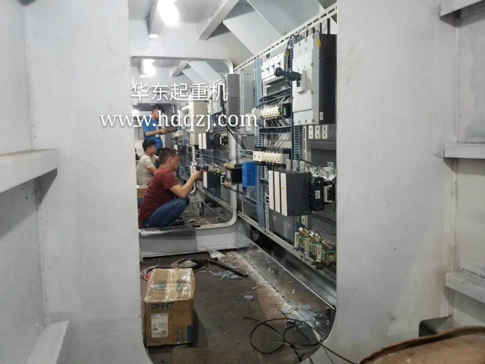 QLtype16T+16TProduction site of electromagnetic hanging beam crane