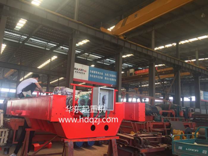 QDtype10T-16.9MDouble beam bridge crane shipment