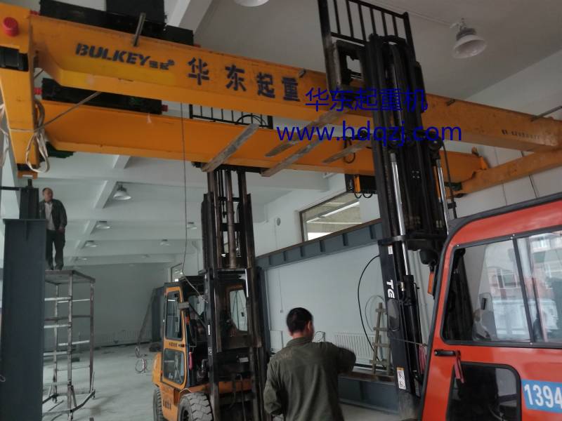 ELHEuropean style double beam electric hoist bridge crane