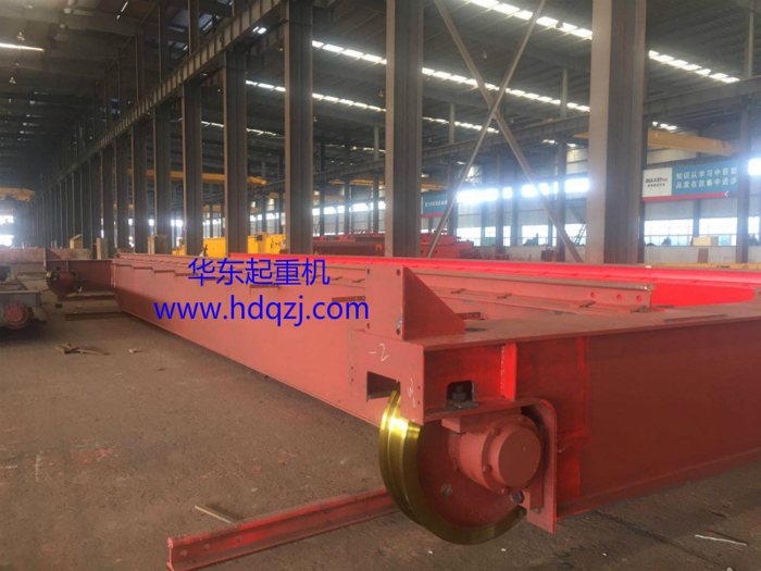 32/5tonLHDouble beam bridge crane with electric hoist