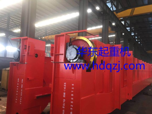 50/10tonQDYType double beam metallurgical bridge crane