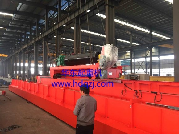 QDtype10T-22.5MEuropean double beam crane shipment