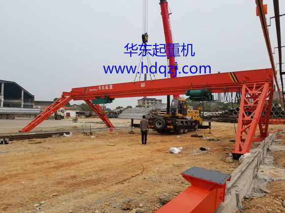 MHEType double hoist gantry crane|MHEType double hook gantry crane