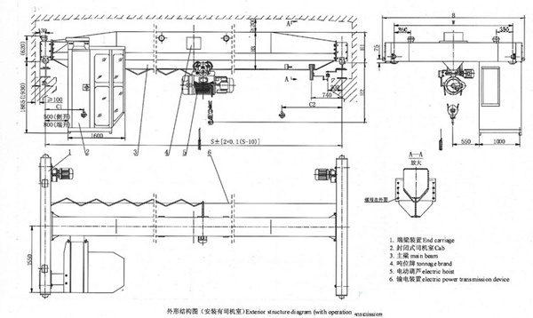 single梁Overhead crane图纸
