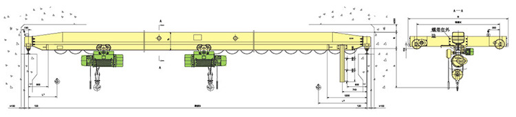 LDEType electric single beam crane图纸