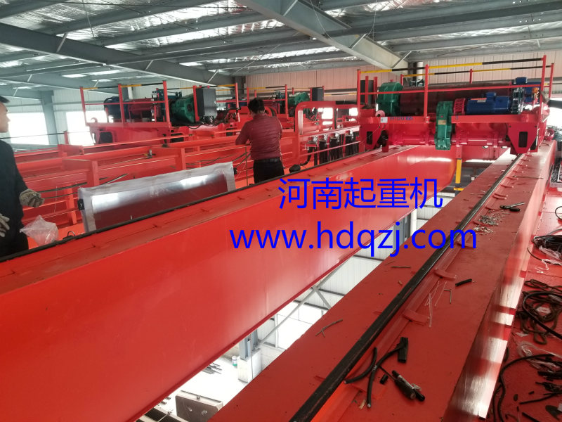 QEType double trolley bridge crane|QEType double hook bridge crane