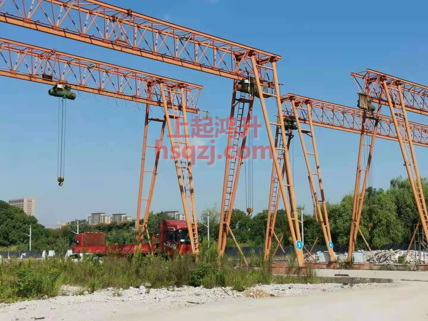 10+10Lease of ton inverted triangular gantry crane|Rental of inverted triangular gantry crane