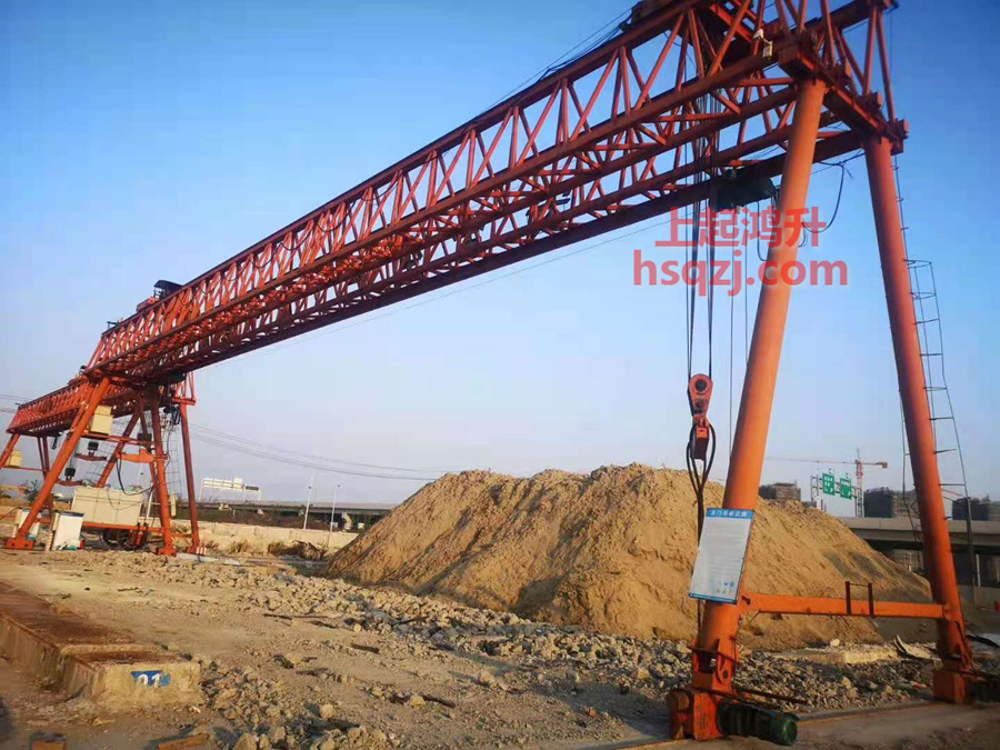 60+60Rental of ton double trolley beam lifting machine|Rental of double hook gantry crane